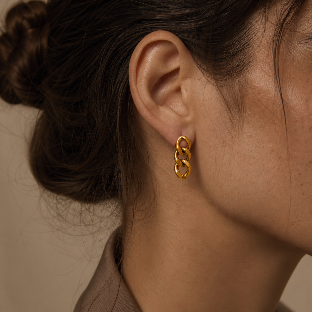 Tightly Knit worn in a natural editorial portrait